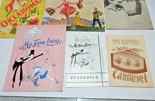 PLAYBILL LOT CHICAGO 1950'S MY FAIR LADY CAROUSEL OKLAHOMA SOUND OF MUSIC MILLER - Bild 3 von 7