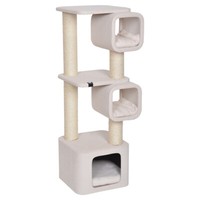 Europet Bernina Kratzbaum Akita Weiß 37X37X111 Cm FüR Katzen Zen-Desig