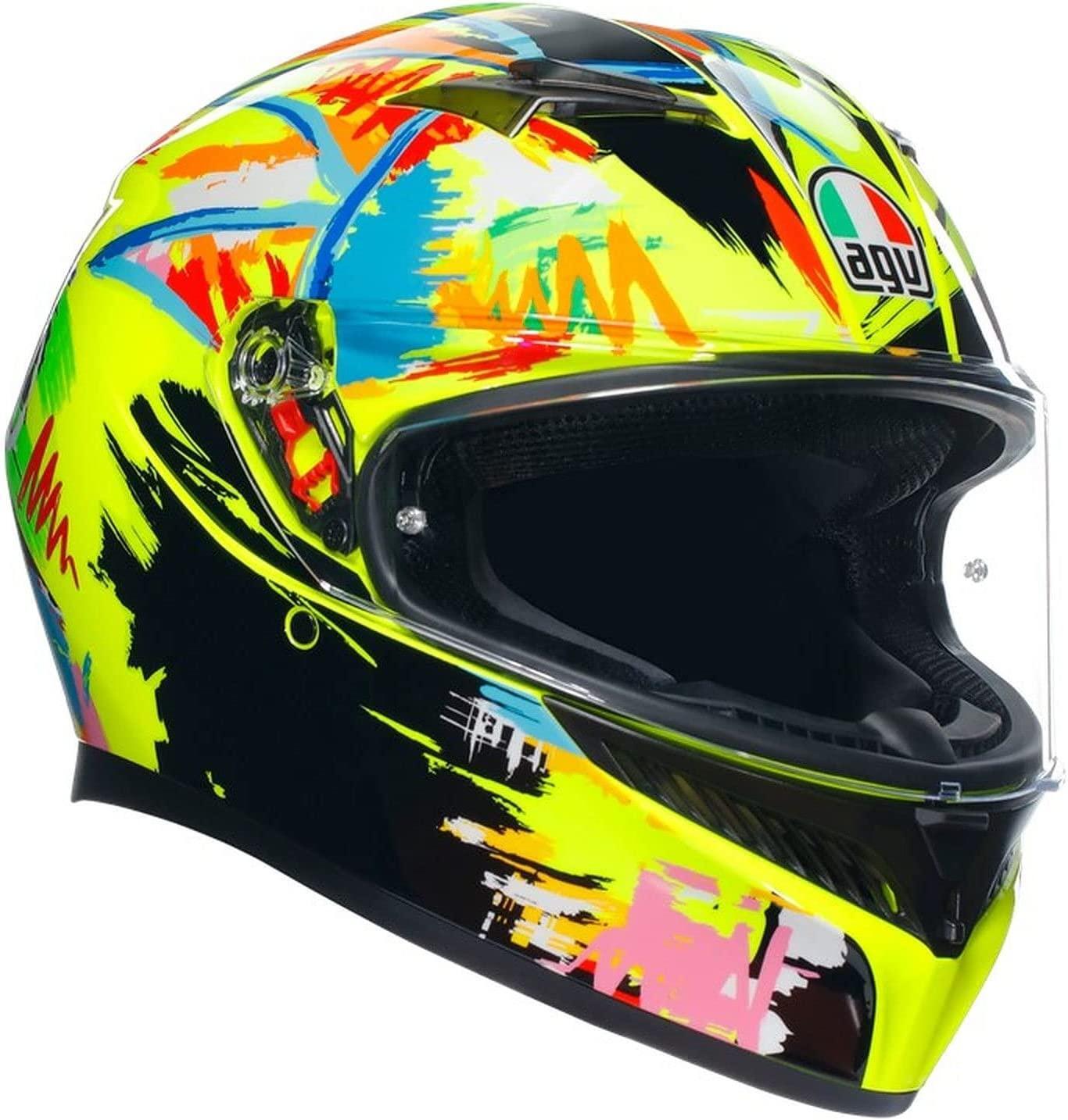 CASCO INTEGRALE AGV K3 E2206 GRAFICA ROSSI WINTER TEST 2019 TAGLIA M