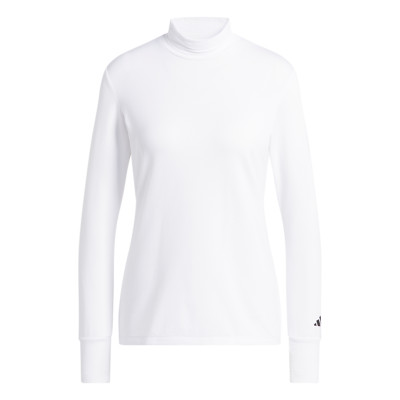 Adidas Damen COLD.RDY Long Sleeve Mock Poloshirt, Farbe: White