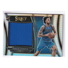 Dereck Lively II 2023-24 Panini Select RC Jumbo Material Silver Prizm #RJS-DL!