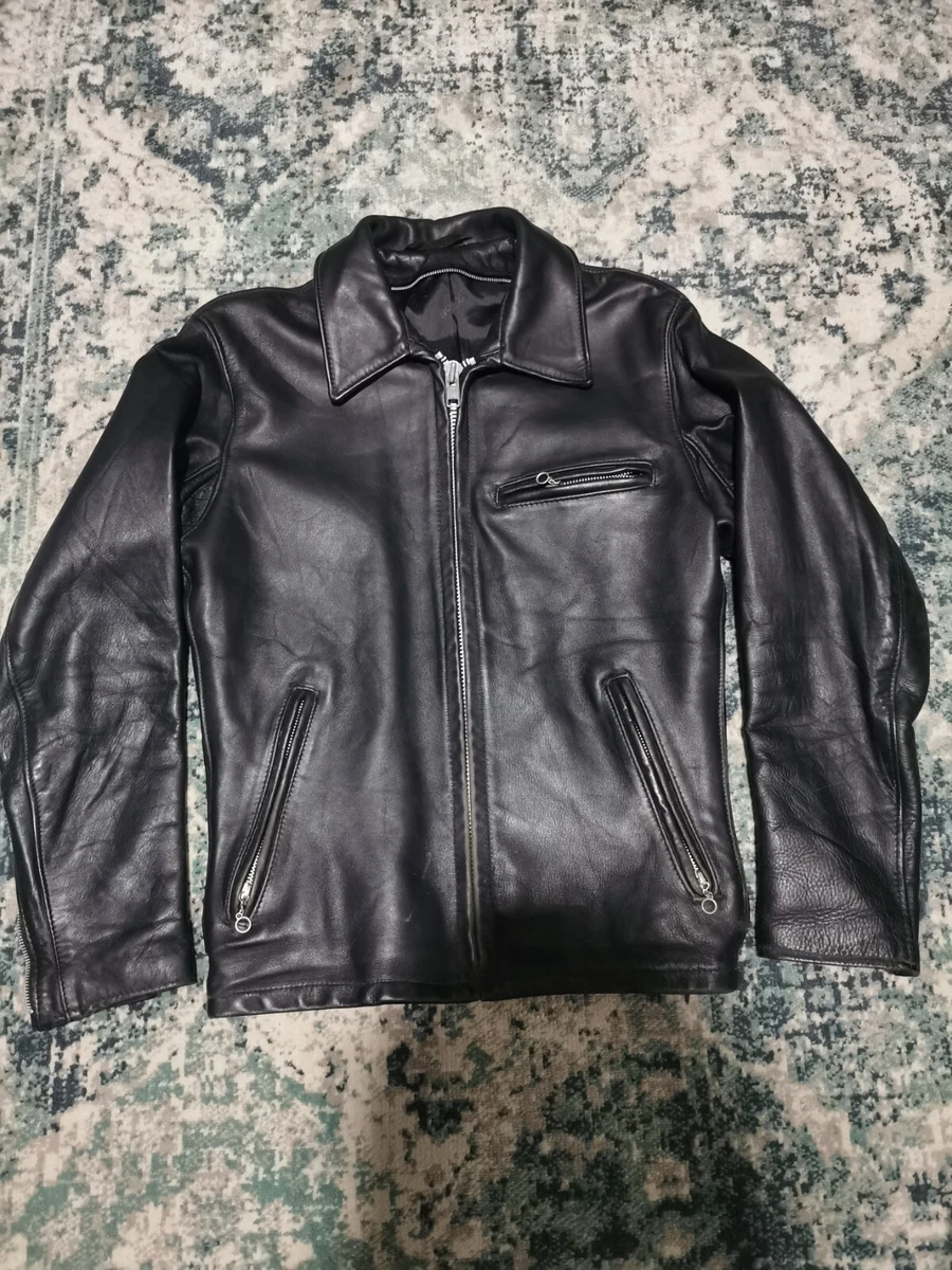 Vintage Schott 643 Single Rider Cafa Racer Perfecto Jacket