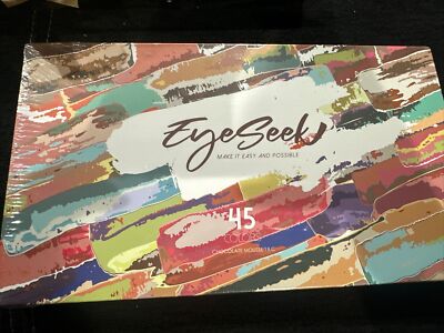 EyeSeek 45 Colors Eyeshadow Palette Chocolate Mousse New