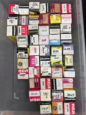 Lot of 49 NOS Vintage Electron Tubes In Boxes RCA Sylvania GE Raytheon