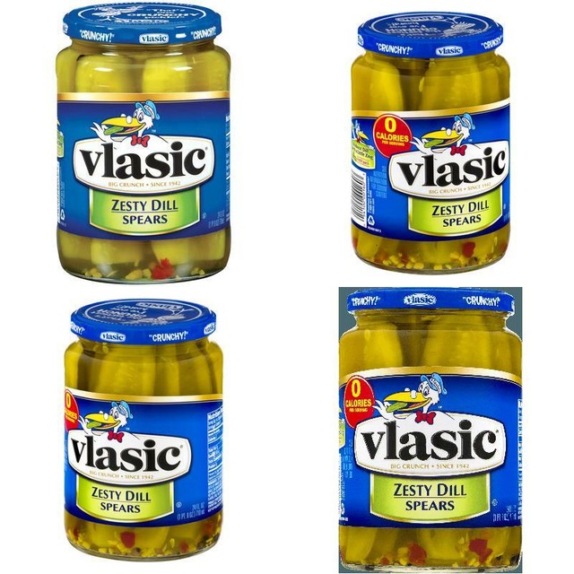 (3 Pack) Vlasic Zesty Dill Spears Pickles 24 Oz Jar eBay