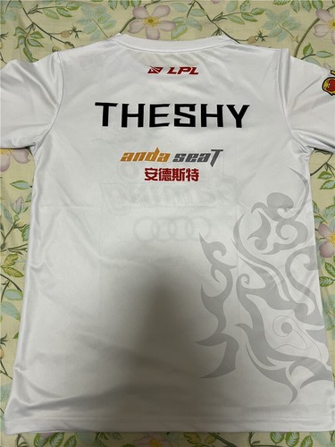 2023 LPL Team WBG Uniform Weibo Gaming S13 The Shy TShirt LOL World Championship - Picture 3 of 8