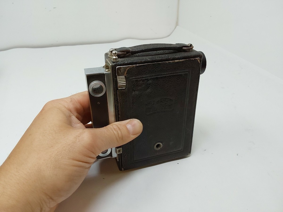 Appareil Photo Pliant Zeiss Ikon – VINTAGE, Noir, Fabriqué En Allemagne, Avec étui