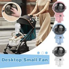 Portable 3 Speeds USB Rechargeable Mini Cooling Fan Clip On Desk Baby Stroller