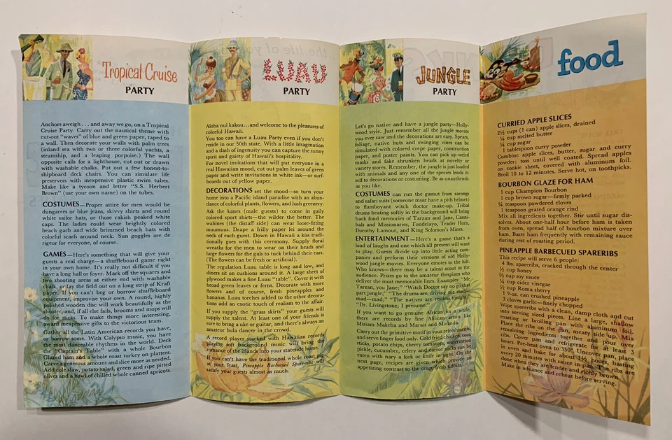 BROCHURE: 1963 - SCHENLEY RESERVE - How to Give Exotic Parties - Image 4 of 4