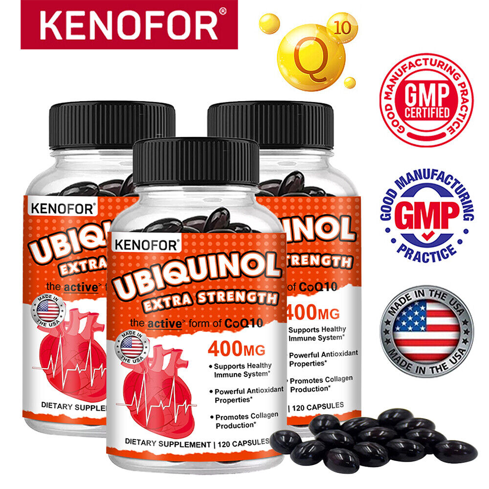S L1200 Ubiquinol - supports nerve, muscle and cardiovascular health, immune support