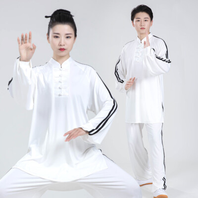 Martial Art Uniform Kung Fu Dress Tai Chi Clothes Wushu Clothing Unisex  Women
