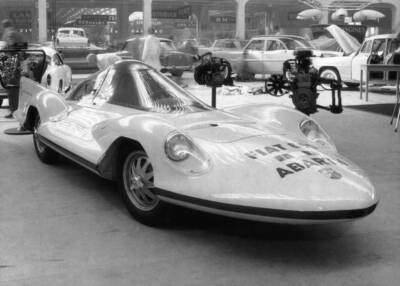 Geneva International Motor Show Old Historic Photo 1