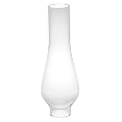 Clear Glass Oil Lamp Chimney Replacement Handblown Approximately 2'' Fitter x 10''