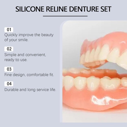 Silicone Reline Denture-Set,Soft Denture Reline Kit - Picture 10 of 16