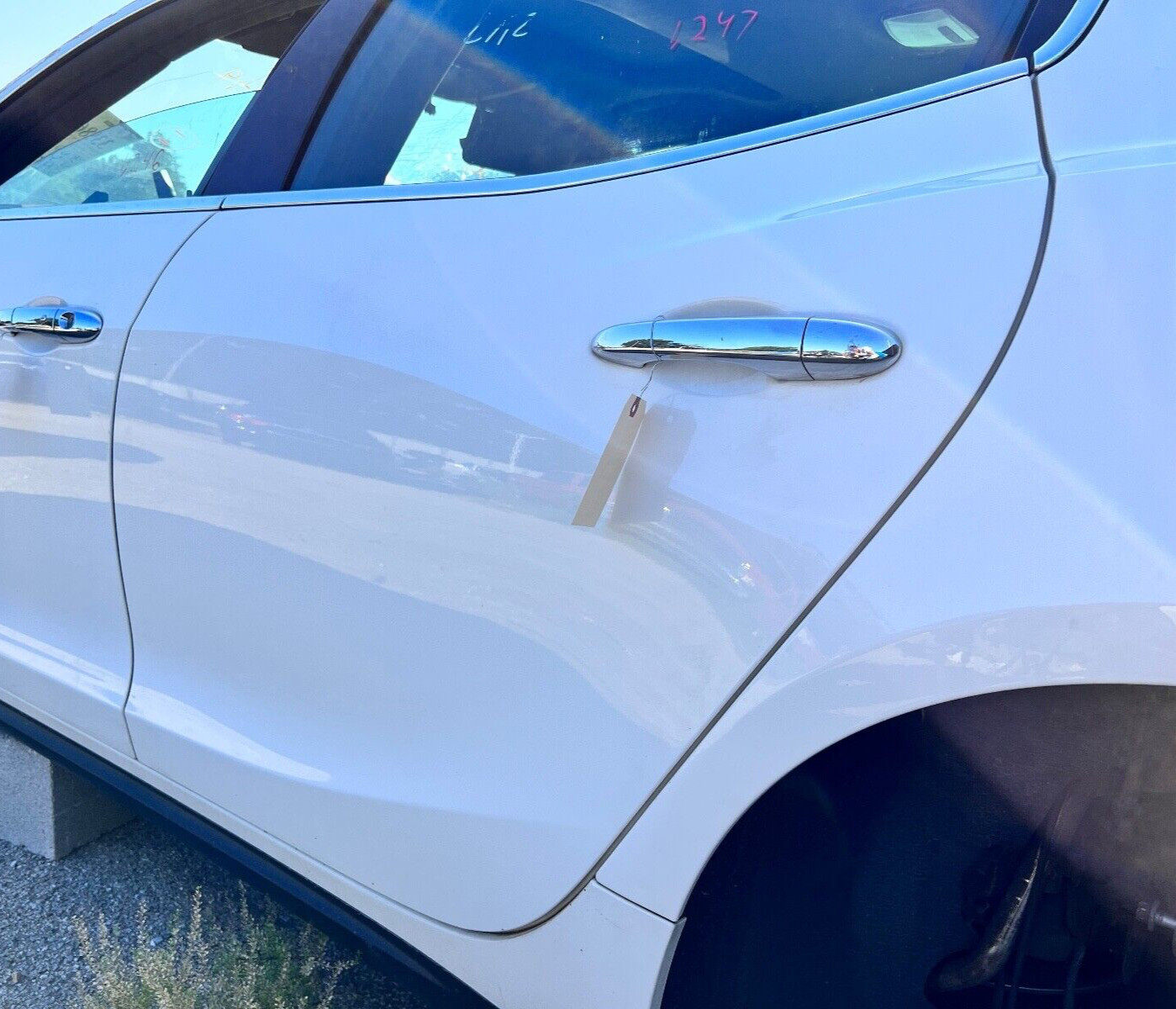 2014-2019 MASERATI GHIBLI SQ4 REAR Left Driver DOOR Assembly PANEL WHITE OEM