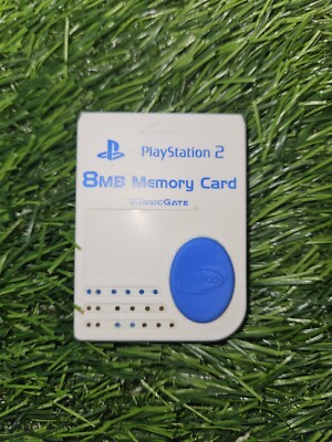 PlayStation 2 8MB Magic Gate White Memory Card Tested Read | eBay