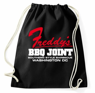 Freddys BBQ Joint Turnbeutel Logo House Of Cards Sportbeutel Rucksack