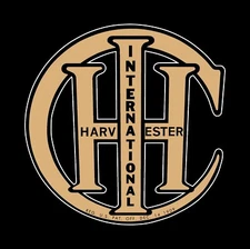 International Harvester IHC - Vintage 1909 Redrawn Emblem Sticker Decal