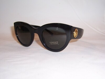 NEW VERSACE SUNGLASSES VE 4353 GB1/87 BLACK/GRAY AUTHENTIC  display picture 1