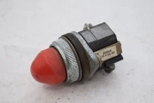 GE CR2940 125VAC/DC Red Indicator Pilot Light Red Lens 