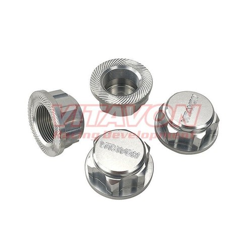 Vitavon CNC Wheel Nut M18X1.0mm Thread For Arrrma Kraton 8S Outcast 8S 1/5 - Picture 2 of 18
