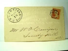 1861 TUSCULUM COLLEGE Civil War Cover/Letter 3000 ARKANSAS TROOPS PASSED HERE