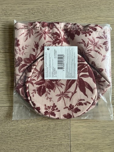 Gucci Beauty VIP GIFT NEW Blush Burgundy Cotton Tote Bag Floral Print Flowers - Picture 2 of 5