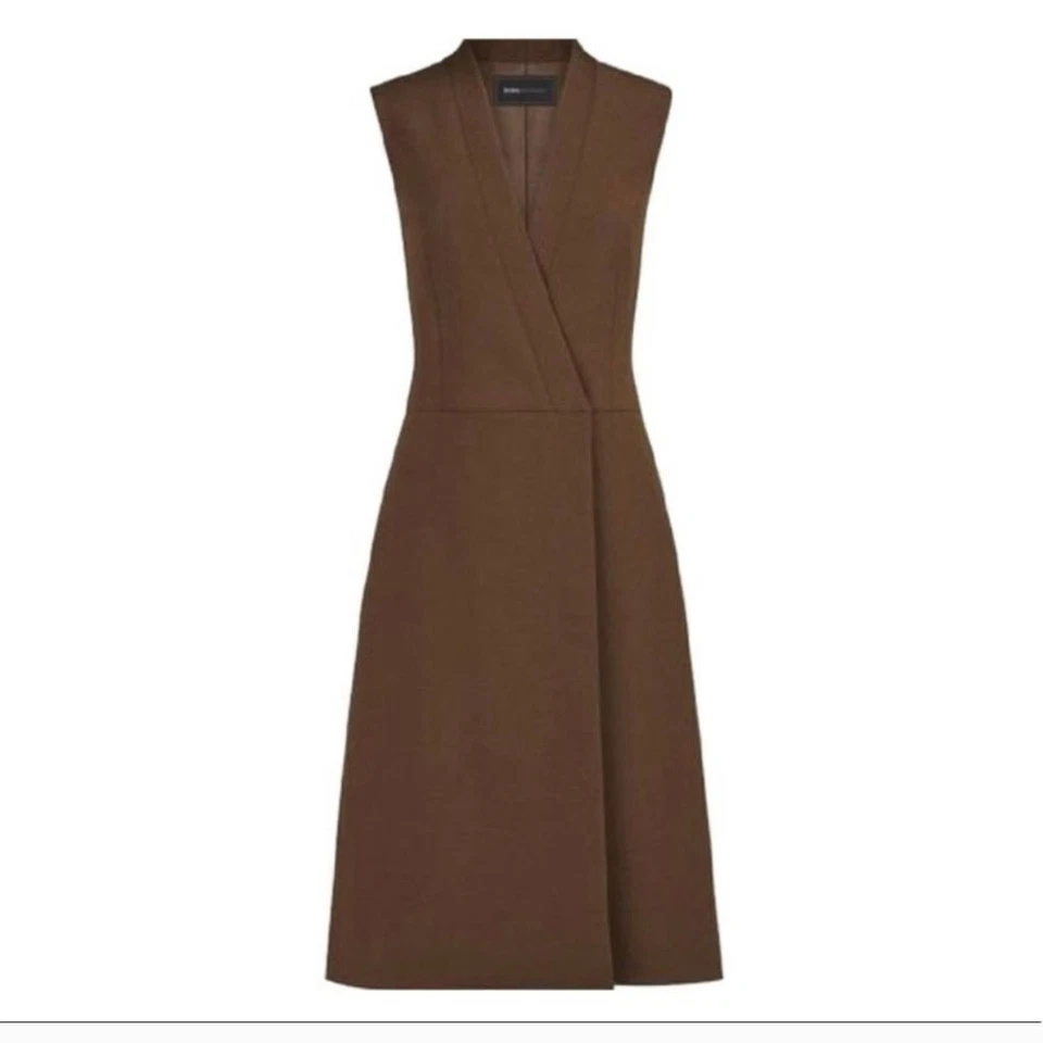 BCBG MAX AZRIA $398 Elisabeth Wrap Trench Vest Jacket Dress Size XXS / 2XS - Image 2 of 4
