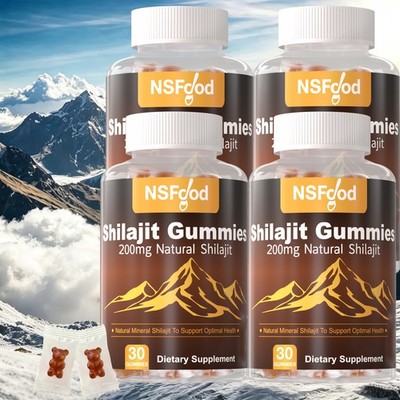 Shilajit Gummies Max Strength | Pure 100% Authentic Himalayan Origin Natural