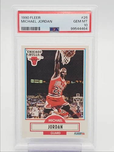 MICHAEL JORDAN 1990-91 FLEER BASKETBALL BULLS PSA 10 Q5775