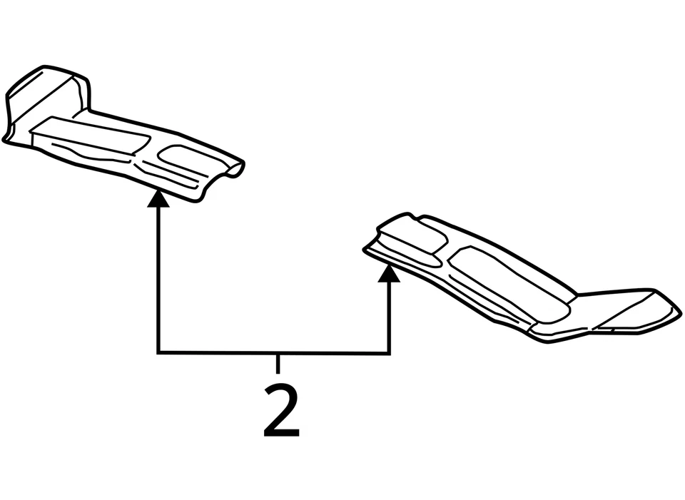 Buick Cadillac Park Avenue Sevilla 1997-2005 refuerzo F/end UPR TI 25672377 Foto 3 de 3