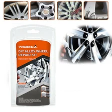 DIY Car Alloy Wheel Restoration Rim Damage Scrapes Scuff Repair Fix Tools Kits