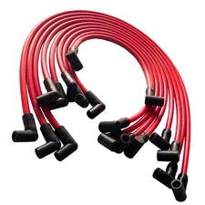105 MM 9PCS Spark Plug Wires Set For Chevy HEI SBC BBC 350 383 454 Chevrolet