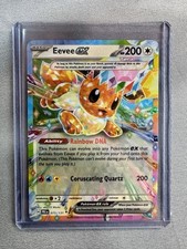 Eevee ex 75/131 Prismatic Evolutions Double Rare Holo Pokemon TCG MINT