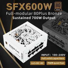 METALFISH Full-Modular SFX-500W 600W PSU 80Plus Bronze White Power Supply For Mi