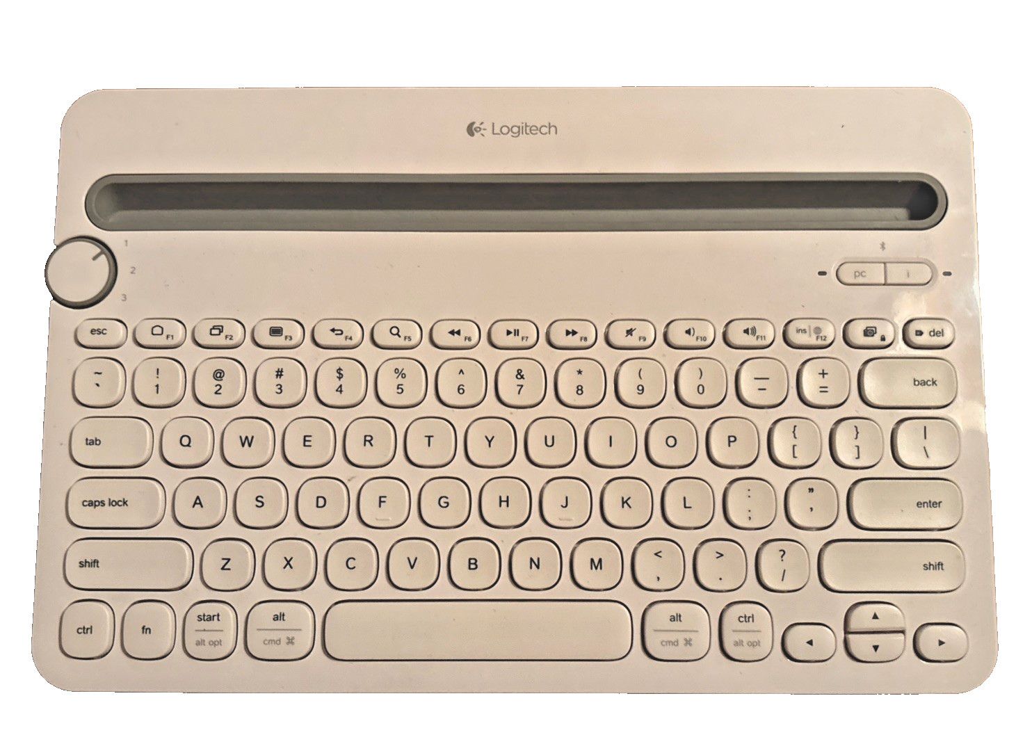 LogitechK480 Wireless MDS Keyboard 920-00634 W/ Nice Hermit Case Tested