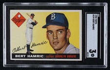 1955 Topps High # Bert Hamric #199 SGC 3 1o42