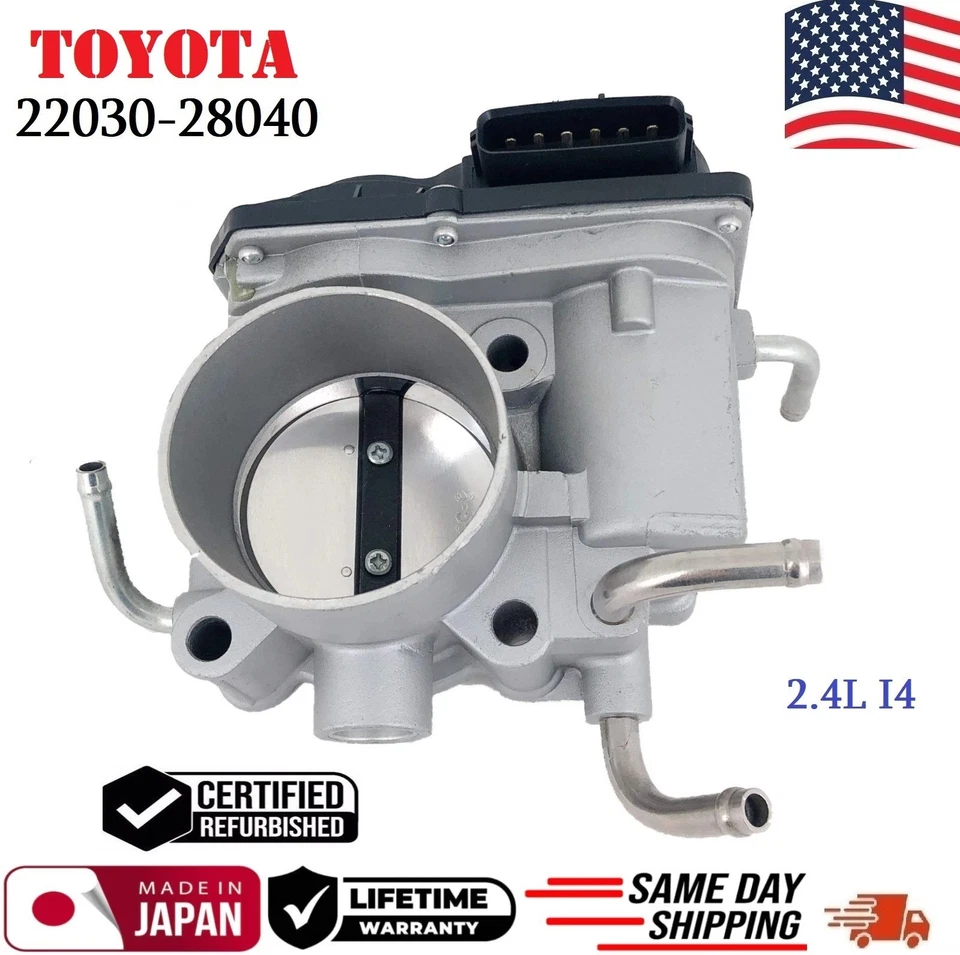 ✅ ПОДЛИННЫЙ корпус дроссельной заслонки для 2003-07 TOYOTA Camry Solara Highlander #22030-28040 - Изображение 3 из 4