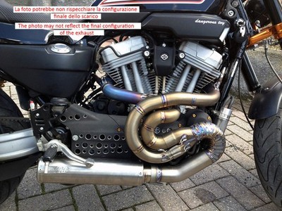 COMPLETE EXHAUST ZARD FULL TITANIUM RACING HARLEY DAVIDSON XR 1200 2009-12