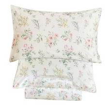 100 Egyptian Cotton Floral Bed Sheets, Extra 17.5" Deep King Pattern03