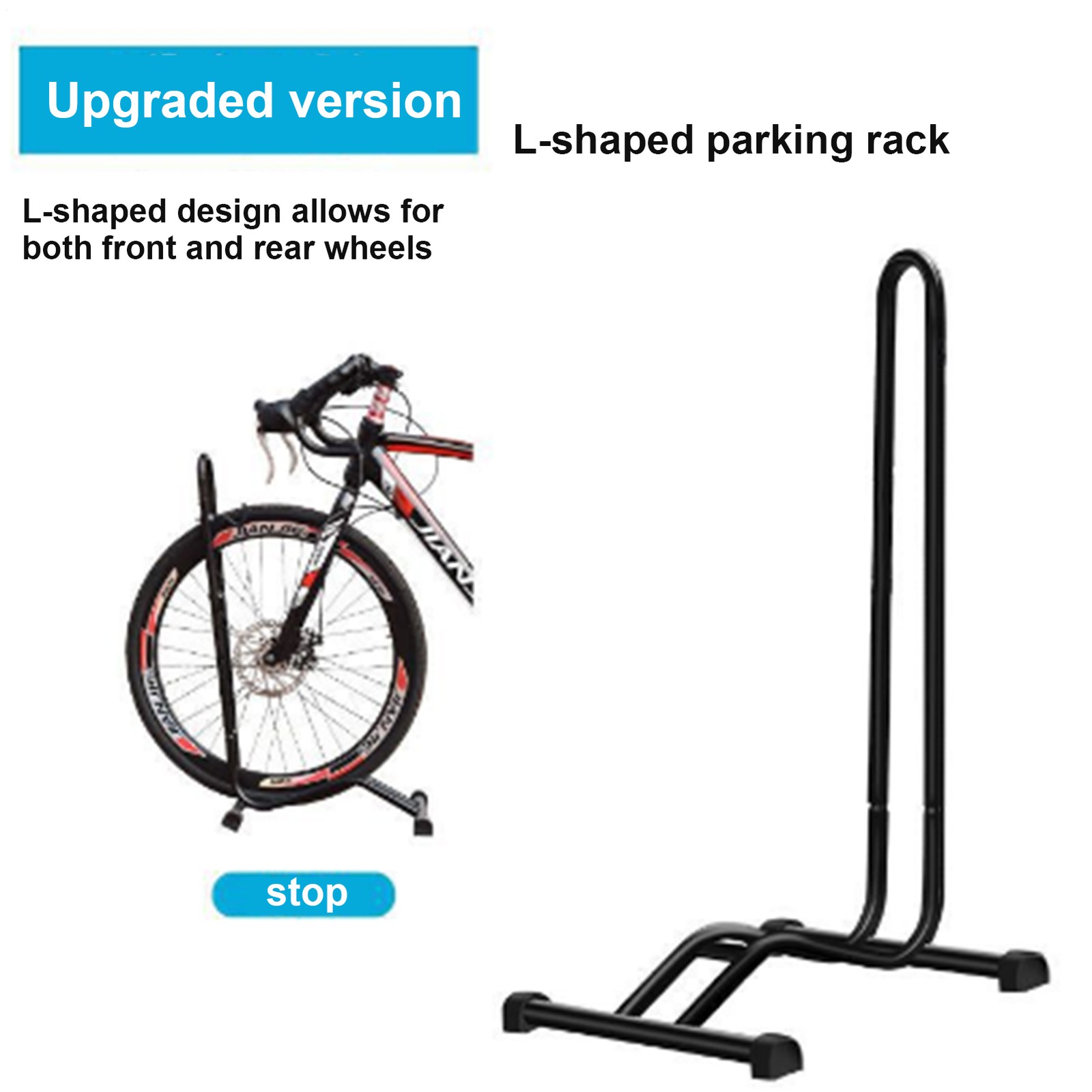 Bike Floor L Parking Stand Mountain Bicycle Display Rack Storage Holder New