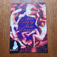 Vintage 1990s Limelight London Club Flyer The Gay Tea Dance Shaftesbury Ave Rare