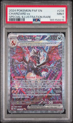 2024 POKEMON PAF EN-PALDEAN FATES SPECIAL ILLUSTRATION RARE CHARIZARD EX PSA 9