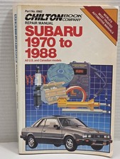 Chilton 6982 Repair Manual 1970-88 Subaru All Us Canadian Models Automotive