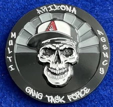 💀 Arizona State Gang Task Force Diamond Backs Baseball Coin AZ 💀