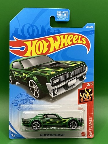 2021 Hot Wheels HW FLAMES 2/5 '68 Mercury Cougar 207/250 - New in Package