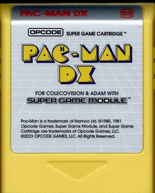 PACMAN DX for Colecovision ADAM Cartridge. NEW In Box - SGM is REQUIRED!