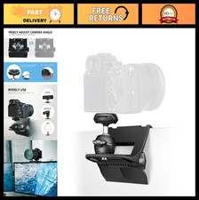 Monitor Camera Mount Clamp - Adjustable Webcam Stand for Live Streaming Video