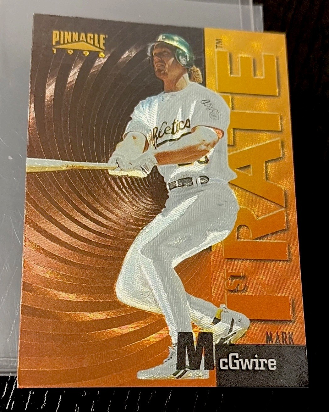 1996 Pinnacle - First Rate Mark McGwire #18 Oakland A’s 