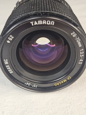 Tamron 28-70mm f/3.5-4.5 CF Macro Lens Model 44A Pentax KA Mount Tested